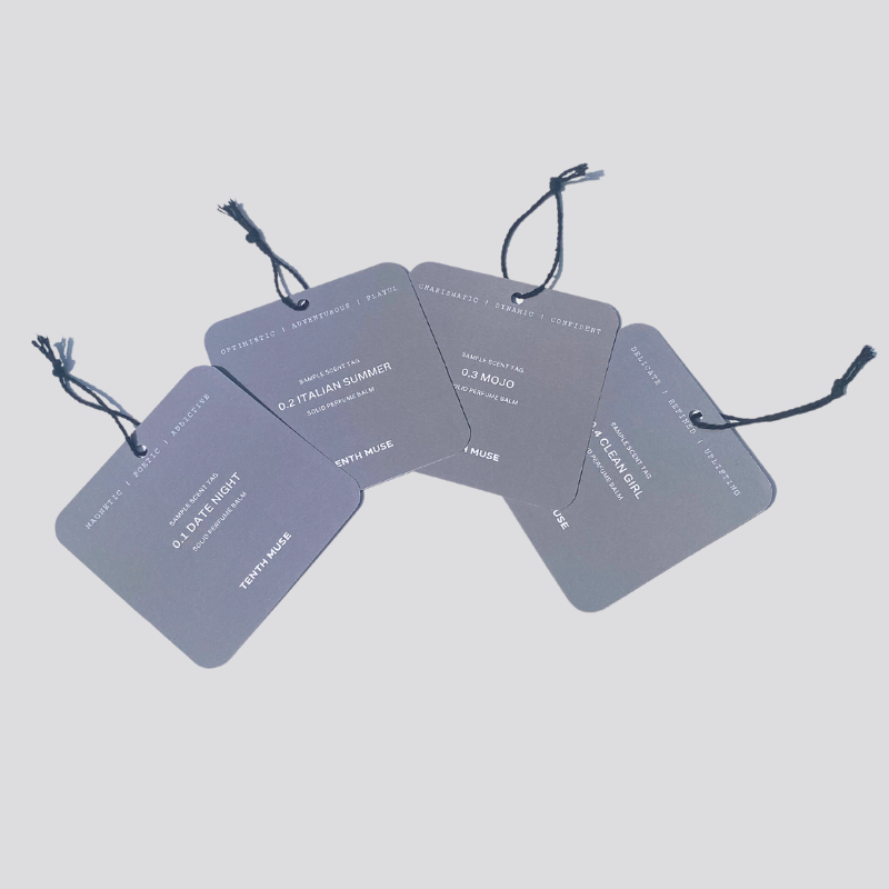 SAMPLE SCENT TAGS SET